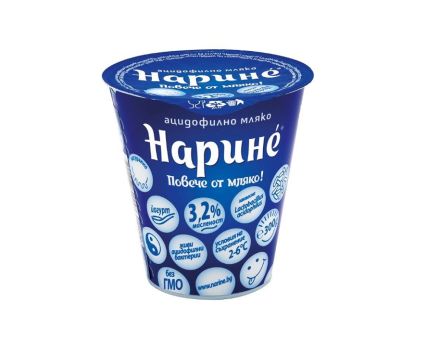 Ацидофилно мляко Нарине 3,2%, 300 г