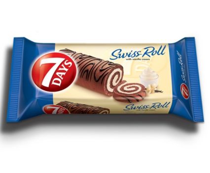 Шоколадово Руло 7 Days Swiss Roll Ванилия 200 г