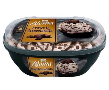 Сладолед Aloma Brownie Stracciatella 900 мл