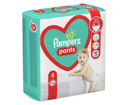 Бебешки Гащички Pampers S4 Maxi 9-15 кг 25 бр