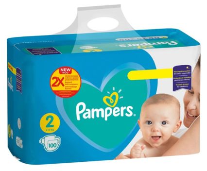 Бебешки Пелени Pampers Active Baby Giant Pack S2 4-8 кг 100 бр