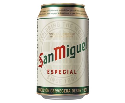 Бира San Miguel Especial 5.4% Кен 330 мл