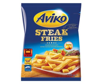 Замразени Бланширани Картофи Steak Fries Aviko 750 г