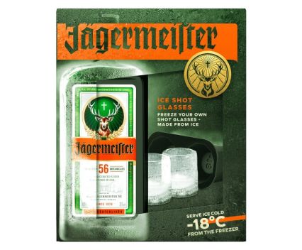 Ликьор Jagermeister 700 мл + Форма за Ледени Чаши