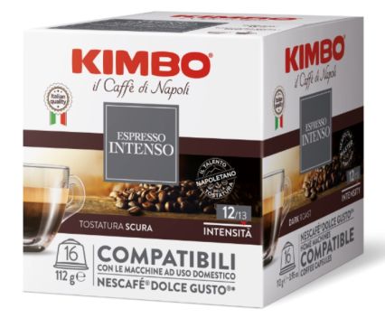 Кафе Капсули Kimbo Intenso Съвместими с Dolce Gusto 16 бр