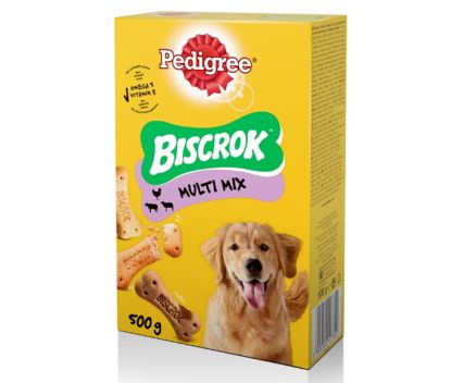 Кучешки Бисквити Pedigree Biscrok Multi Mix 500 г