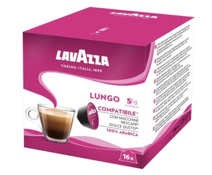 Кафе Капсули LavAzza Lungo Съвместими с Dolce Gusto 16 бр