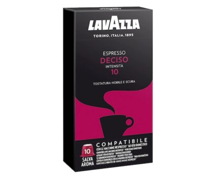 Кафе Капсули LavAzza Еspresso Deciso UTZ Съвместими с Nespresso 10 бр