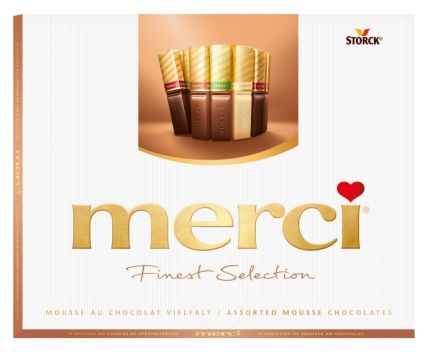 Шоколадови Бонбони Mousse Selection Merci 210 г