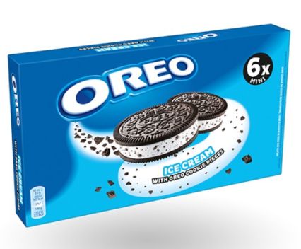 Сладолед Oreo мини сандвич 6 бр х 55 мл