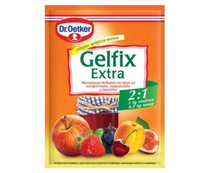 Желираща Добавка Dr.Oetker Gelfix  Extra 2:1 за Конфитюри, Мармалди и Желета 25 г