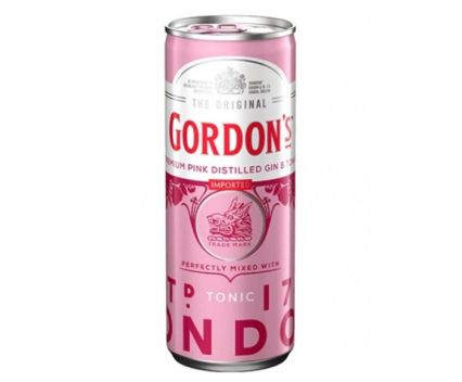 Коктейл Джин Gordon’s Pink Тоник Кен 250 мл