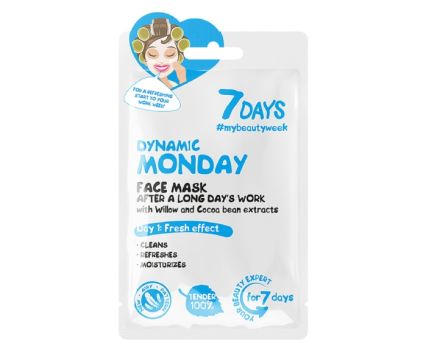 Освежаваща Маска за Лице 7 Days Dynamic Monday 28 г