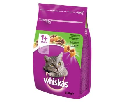 Котешка Храна с Агнешко Whiskas 300 г