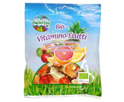 Био Желирани бонбони Okovital Vitamino Frutti 100 г