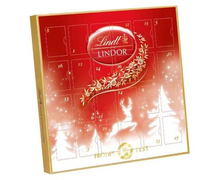 Коледен календар Lindt Lindor 109 г