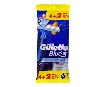 Самобръсначка Gillette Blue 3 Smooth 6 бр