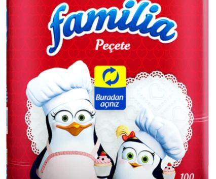 Салфетки Familia 100 бр